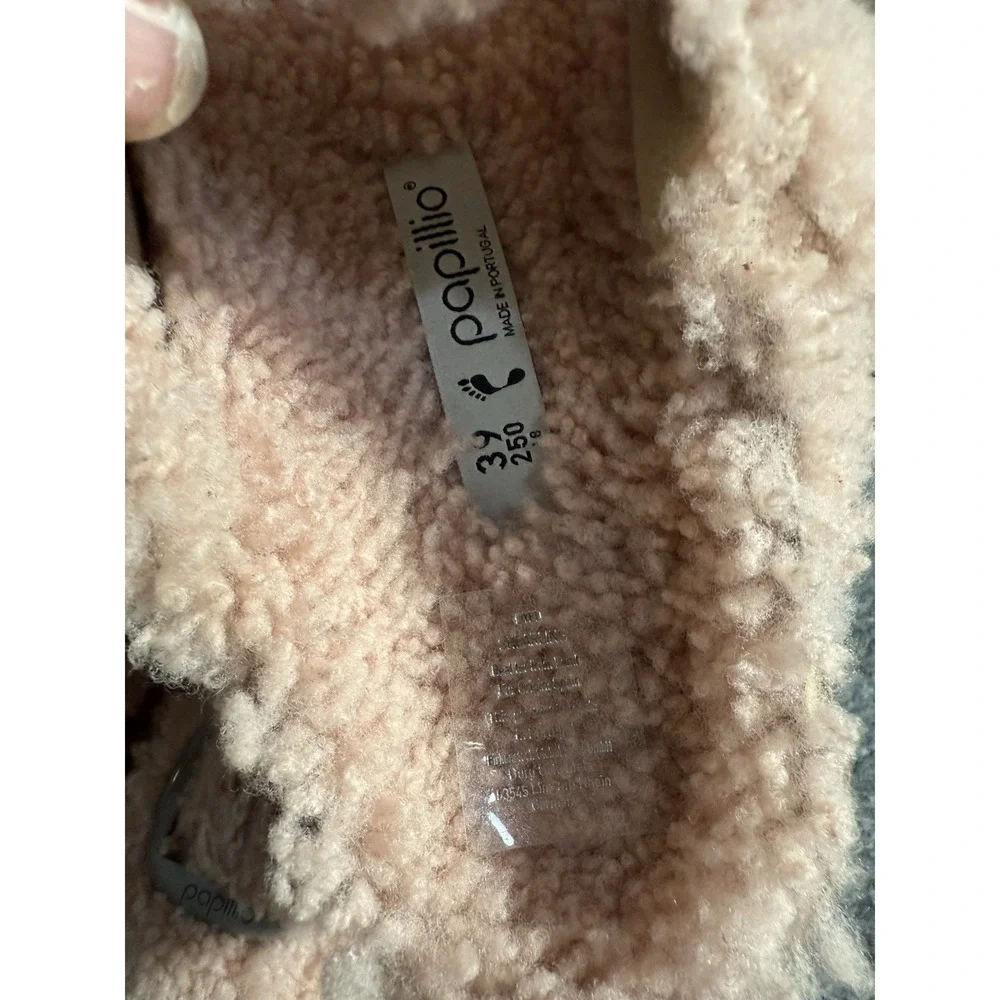 Birkenstock Papillio Big Buckle Pap In Teddy Crystal Rose Size‎ 39 - 8 US N NEW